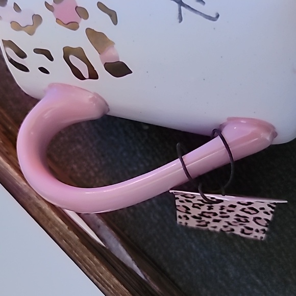 Sheffield Home Coffee Mug "Trust your talent" animal print pink & pearl 18ozNEW - Picture 7 of 7